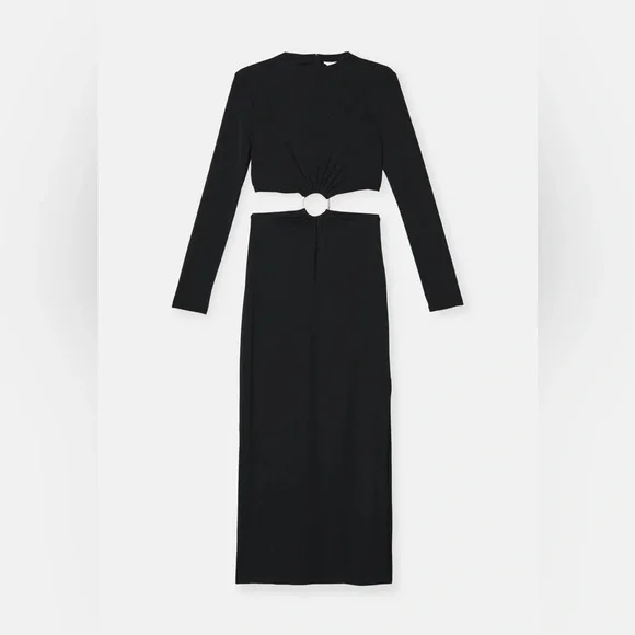 gap cut out dress GapStudio Jersey Cut-Out Midi Dress